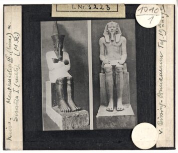 Vorschaubild Kairo. Mentuhotep III. (links) u. Sesostris I. (rechts) Diasammlung
